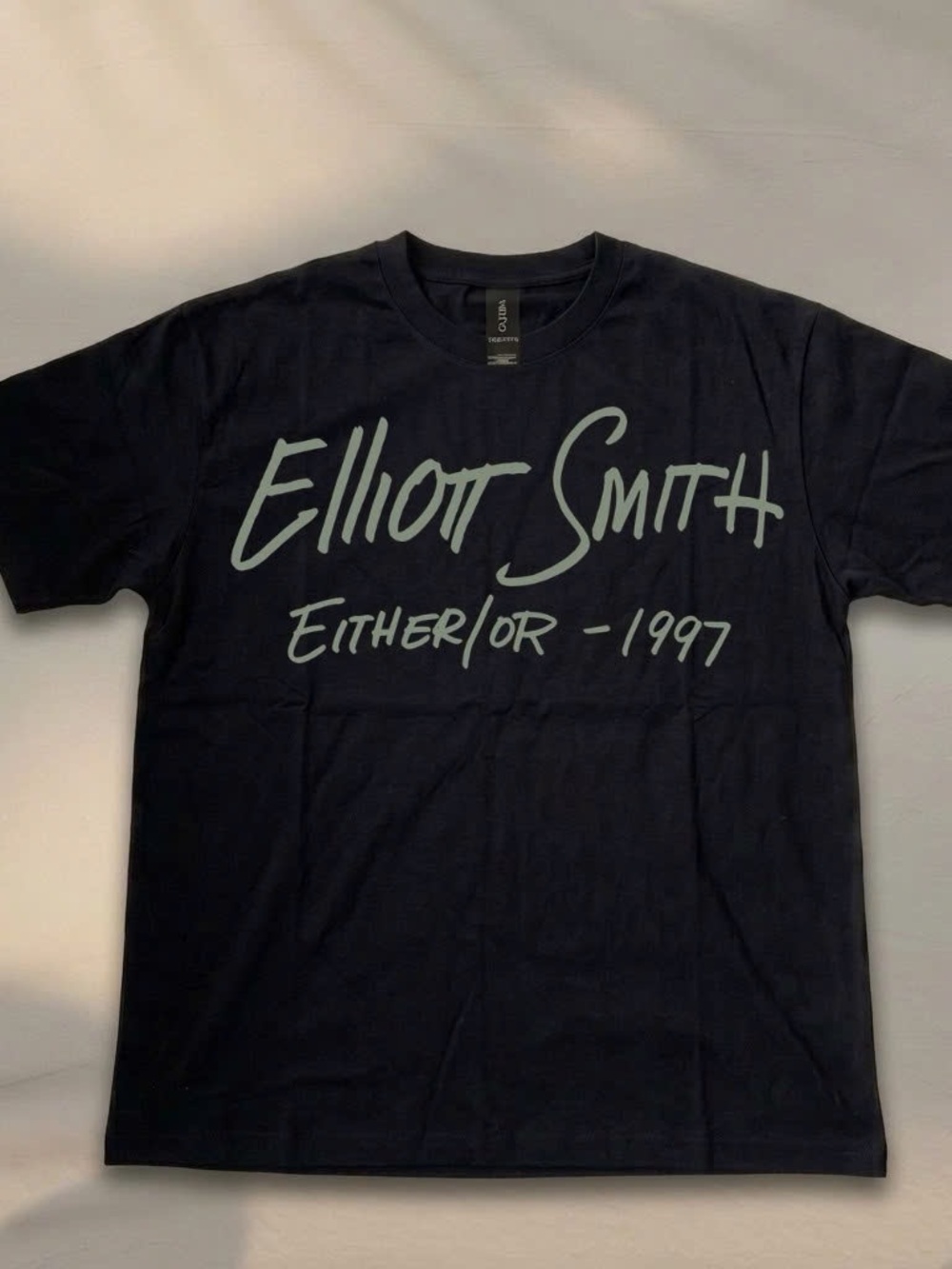Gildan Black Elliott Smith Either/Or - 1997 Graphic Tee